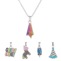 Zinc Alloy Enamel Pendants with enamel 5 pieces & fashion jewelry & for children nickel lead & cadmium free 0.9*2.4cmuff0c1.5*1.8cmuff0c1.3*2.1cmuff0c1.6*1.8cmuff0c1.3*2.3cm Sold By Set