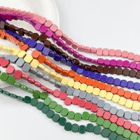 Grânulos de hematita magnética, Oval, banhado, Mais cores pare escolha, 6mm, Aprox 65PCs/Strand, vendido por Strand