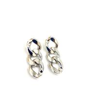 925 Boucles d’oreilles Sterling Silver Drop & Dangle, Argent sterling 925, Placage, pour femme, plus de couleurs à choisir, 2-5cm, Vendu par paire