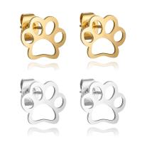 Roestvrij staal Stud Earrings, voor vrouw, meer kleuren voor de keuze, 9.50x9mm, Verkocht door PC