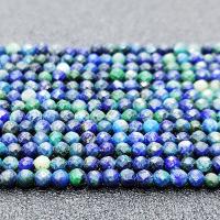 Lapis lazuli perler, Runde, poleret, du kan DIY & facetteret, blandede farver, Solgt Per 38 cm Strand