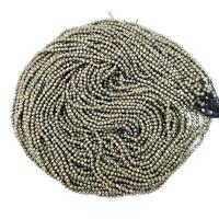 Natural Golden Pyrite Beads Round polished DIY & faceted golden Sold Per 38 cm Strand