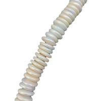 Coin Gekweekte Zoetwater Parel kralen, Muntstuk, DIY & verschillende grootte voor keus, wit, Per verkocht Ca 15.35 inch Strand