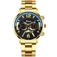 Reloj de Pulsera para Hombre, aleación de zinc, con Cuero sintético & Vidrio & acero inoxidable, Esférico, chapado, diferentes estilos para la opción, más colores para la opción, libre de níquel, plomo & cadmio, 220x41.20x9.20mm, Vendido por UD