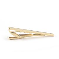 Stropdas clip, Ijzer, gold plated, 60x5.50mm, Verkocht door PC