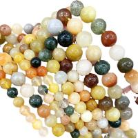 Fukurokuju Bead, poleret, du kan DIY, blandede farver, Solgt Per 38 cm Strand