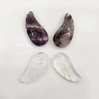 Přírodní křemenné Přívěsky, Přírodní Quartz, Wing Shape, lesklý, DIY, více barev na výběr, 15x30mm, Prodáno By PC