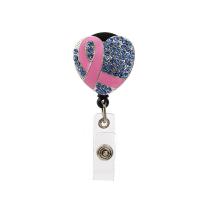 Zinc Alloy med Plastic, Heart, forgyldt, Micro Pave cubic zirconia & emalje, flere farver til valg, nikkel, bly & cadmium fri, 85x38mm, Solgt af PC