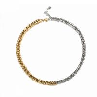 Catena collana, acciaio inox, with 1.96 inch extender chain, placcato, per la donna, due diversi colori, Lunghezza Appross. 16.53 pollice, Venduto da PC