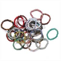 Gemstone Bracciali, Pietra naturale, unisex, nessuno, 4mm, 45PC/filo, Venduto per 18 cm filo