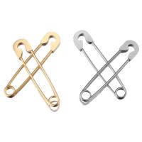 Nehrđajući čelik Kilt Pin, pozlaćen, možete DIY, više boja za izbor, 39x8mm, 10računala/Torba, Prodano By Torba