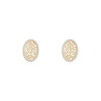 Zinc Alloy Stud Earring high quality plated fashion jewelry & for woman golden Sold By Pair