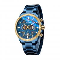 Reloj de Pulsera para Hombre, acero inoxidable 304, con Vidrio & aleación de zinc, Esférico, chapado, impermeable & luminoso, más colores para la opción, 230x47x11.80mm, Vendido por UD