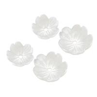 Shell Bead Cap Flower white Approx 1mm Sold By PC