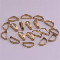 Mässing Länkning ring, Letter D, gyllene, 14.50x8x2.50mm, Ca 100PC/Bag, Säljs av Bag