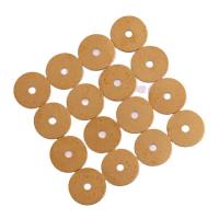 Messing hangers, Donut, gouden, 15x0.40mm, Ca 100pC's/Bag, Verkocht door Bag