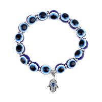 Evil Eye šperky náramek, Pryskyřice, unisex, smíšené barvy, Délka Cca 19 cm, Prodáno By PC