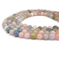 Morganit Bead, poleret, du kan DIY, blandede farver, Solgt Per 38 cm Strand