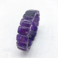 ametista pulseira, polido, unissex, roxo, 16x11x6mm, vendido por PC