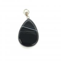 Gemstone Pendants Jewelry Teardrop plated DIY Sold By PC