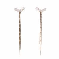 Cubic Zirconia Micro Pave Brass Earring Star gold color plated micro pave cubic zirconia & for woman nickel lead & cadmium free Sold By Pair