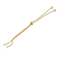 Inossidabile, Acciaio, Bracciale, Ricerca, acciaio inox, placcato, gioielli di moda & con strass, nessuno, assenza di nichel,piombo&cadmio, Lunghezza 4.53 pollice, 5PC/borsa, Venduto da borsa