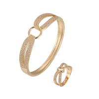 Gioielli Brass Set, ottone, Motivo geometrico, placcato, stili diversi per la scelta & Micro spianare cubic zirconia & per la donna, assenza di nichel,piombo&cadmio, 60x10mm, 20x5mm, Misura:6-9, Venduto da PC