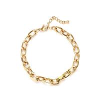 Bracciale gioielli in acciaio inossidabile, 304 acciaio inox, placcato, per la donna, nessuno, 11x7mm, Lunghezza 20 cm, Venduto da PC