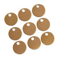 Messing hangers, Ronde, gouden, 18x1mm, Ca 100pC's/Bag, Verkocht door Bag