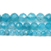 Blue kalcedon Perla, Krug, možete DIY & različite veličine za izbor & faceted, plav, 2-4mm, Prodano Per 14.96 inčni Strand