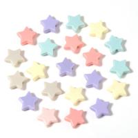 Granos de acrílico de la joyería, Estrella, Bricolaje & diferentes estilos para la opción, color mixto, 10mm,11mm, 500PCs/Bolsa, Vendido por Bolsa