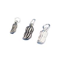 925 Sterling Silver κρεμαστό κόσμημα, 925 ασημένιο ασήμι, Peanut, διαφορετικό μέγεθος για την επιλογή, ασήμι, Sold Με PC