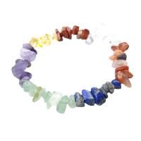 Gemstone Bracciali, pietra preziosa, lucido, unisex, colori misti, 5-8mm, Lunghezza Appross. 7.48 pollice, Venduto da PC