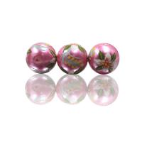 Üveg Pearl Gyöngyök, Üveggyöngyök, Kerek, DIY, kevert színek, 20mm, Által értékesített PC