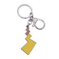 Zinc Alloy Key Lås, sølvfarvet forgyldt, Unisex & emalje, sølv, nikkel, bly & cadmium fri, 114x22mm, Solgt af PC