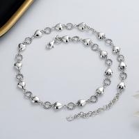 Necklaces Silver Sterling, 925 Sterling Silver, do bhean, airgid, Fad Thart 16.14 Inse, Díolta De réir PC