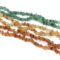 Edelsteen chips, Aventurine, Onregelmatige, gepolijst, meer kleuren voor de keuze, 5x8mm, Per verkocht Ca 31.5 inch Strand