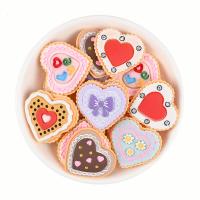 Mobile Phone DIY Decoration Resin Heart stoving varnish Approx Sold By Bag