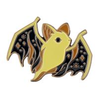 Enamel Brooch Zinc Alloy Bat plated nickel lead & cadmium free Sold By PC