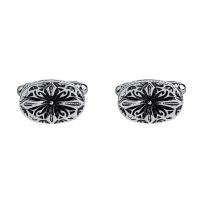 Manchetknopen, Zinc Alloy, platinum plated, voor de mens, 21x15mm, Verkocht door pair