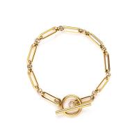 Bijoux bracelet en acier inoxydable, Acier inoxydable 304, pour femme, plus de couleurs à choisir, 4mm, Longueur Environ 7.28 pouce, Vendu par PC