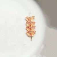 Ręcznie robione koraliki szklane, Lampwork, Motyl, DIY, dostępnych więcej kolorów, 15x8mm, 10komputery/torba, sprzedane przez torba