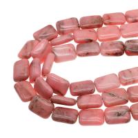 Marmor Beads, Farvet Marble, Rektangel, du kan DIY, flere farver til valg, 25x18mm, Solgt Per 38 cm Strand