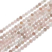 Natuurlijke Quartz sieraden kralen, Ronde, DIY, roze, 8x8x8mm, Per verkocht 38 cm Strand