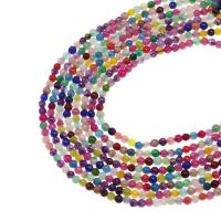 Beads Gemstone misti, Pietra naturale, Cerchio, DIY & sfaccettati, colori misti, 4x4x4mm, Venduto per 38 cm filo