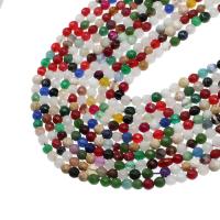 Mixed Gemstone Beads Natural Stone Round DIY & faceted mixed colors Sold Per 38 cm Strand