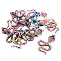 Zinc Alloy Jewelry Necklace Snake Unisex multi-colored nickel lead & cadmium free Length Approx 17.72 Inch Sold By PC