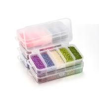 Gemischte Glas Rocailles, Seedbead, rund, DIY, keine, 2mm, 9000PCs/Box, verkauft von Box