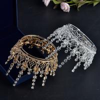 Bridal Tiaras Zinc Alloy plated for woman & with rhinestone nickel lead & cadmium free Sold By PC