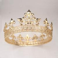 Bridal Tiaras Zinc Alloy plated for woman & with rhinestone nickel lead & cadmium free Sold By PC